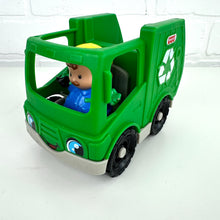 Load image into Gallery viewer, Fisher-Price Little People Recycling Truck