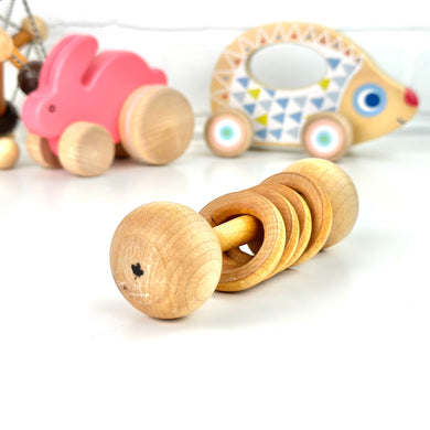 Wooden Baby Rattle