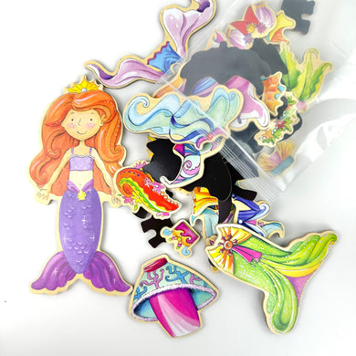Wooden Magnetic Mermaid